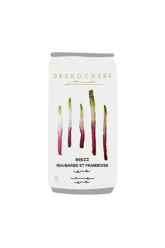 Beezz Rhubarbe et Framboise canette